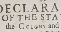An illustration from A declaration of the state of the colony and affaires in Virginia: : with the names of the aduenturors, and summes aduentured in that action. (1620)