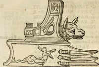 An illustration from De colvmna Traiani syntagma. Accesserunt explicatio veteris tabellae anaglyphae Homeri Iliadem, atqve ex Stesichoro, Arctino et Lesche Ilii excidivm continentis, & Emissarii Lacus Fvcini descriptio (1683)