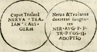 Picture 100 of 246 from De colvmna Traiani syntagma. Accesserunt explicatio veteris tabellae anaglyphae Homeri Iliadem, atqve ex Stesichoro, Arctino et Lesche Ilii excidivm continentis, & Emissarii Lacus Fvcini descriptio (1683), leaf 278