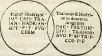 Picture 101 of 246 from De colvmna Traiani syntagma. Accesserunt explicatio veteris tabellae anaglyphae Homeri Iliadem, atqve ex Stesichoro, Arctino et Lesche Ilii excidivm continentis, & Emissarii Lacus Fvcini descriptio (1683), leaf 278