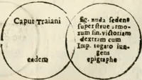 Picture 110 of 246 from De colvmna Traiani syntagma. Accesserunt explicatio veteris tabellae anaglyphae Homeri Iliadem, atqve ex Stesichoro, Arctino et Lesche Ilii excidivm continentis, & Emissarii Lacus Fvcini descriptio (1683), leaf 282