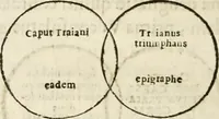 Picture 112 of 246 from De colvmna Traiani syntagma. Accesserunt explicatio veteris tabellae anaglyphae Homeri Iliadem, atqve ex Stesichoro, Arctino et Lesche Ilii excidivm continentis, & Emissarii Lacus Fvcini descriptio (1683), leaf 283