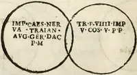 Picture 114 of 246 from De colvmna Traiani syntagma. Accesserunt explicatio veteris tabellae anaglyphae Homeri Iliadem, atqve ex Stesichoro, Arctino et Lesche Ilii excidivm continentis, & Emissarii Lacus Fvcini descriptio (1683), leaf 283