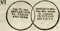 Picture 121 of 246 from De colvmna Traiani syntagma. Accesserunt explicatio veteris tabellae anaglyphae Homeri Iliadem, atqve ex Stesichoro, Arctino et Lesche Ilii excidivm continentis, & Emissarii Lacus Fvcini descriptio (1683), leaf 288