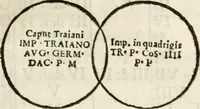 Picture 123 of 246 from De colvmna Traiani syntagma. Accesserunt explicatio veteris tabellae anaglyphae Homeri Iliadem, atqve ex Stesichoro, Arctino et Lesche Ilii excidivm continentis, & Emissarii Lacus Fvcini descriptio (1683), leaf 288