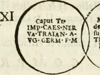 Picture 126 of 246 from De colvmna Traiani syntagma. Accesserunt explicatio veteris tabellae anaglyphae Homeri Iliadem, atqve ex Stesichoro, Arctino et Lesche Ilii excidivm continentis, & Emissarii Lacus Fvcini descriptio (1683), leaf 288