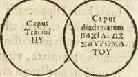 Picture 10 of 246 from De colvmna Traiani syntagma. Accesserunt explicatio veteris tabellae anaglyphae Homeri Iliadem, atqve ex Stesichoro, Arctino et Lesche Ilii excidivm continentis, & Emissarii Lacus Fvcini descriptio (1683), leaf 30