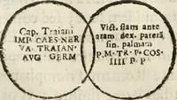 Picture 139 of 246 from De colvmna Traiani syntagma. Accesserunt explicatio veteris tabellae anaglyphae Homeri Iliadem, atqve ex Stesichoro, Arctino et Lesche Ilii excidivm continentis, & Emissarii Lacus Fvcini descriptio (1683), leaf 313