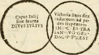 Picture 144 of 246 from De colvmna Traiani syntagma. Accesserunt explicatio veteris tabellae anaglyphae Homeri Iliadem, atqve ex Stesichoro, Arctino et Lesche Ilii excidivm continentis, & Emissarii Lacus Fvcini descriptio (1683), leaf 314