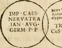 Picture 181 of 246 from De colvmna Traiani syntagma. Accesserunt explicatio veteris tabellae anaglyphae Homeri Iliadem, atqve ex Stesichoro, Arctino et Lesche Ilii excidivm continentis, & Emissarii Lacus Fvcini descriptio (1683), leaf 320
