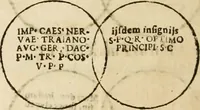 Picture 186 of 246 from De colvmna Traiani syntagma. Accesserunt explicatio veteris tabellae anaglyphae Homeri Iliadem, atqve ex Stesichoro, Arctino et Lesche Ilii excidivm continentis, & Emissarii Lacus Fvcini descriptio (1683), leaf 321
