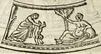 Picture 205 of 246 from De colvmna Traiani syntagma. Accesserunt explicatio veteris tabellae anaglyphae Homeri Iliadem, atqve ex Stesichoro, Arctino et Lesche Ilii excidivm continentis, & Emissarii Lacus Fvcini descriptio (1683), leaf 365