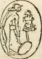 Picture 242 of 246 from De colvmna Traiani syntagma. Accesserunt explicatio veteris tabellae anaglyphae Homeri Iliadem, atqve ex Stesichoro, Arctino et Lesche Ilii excidivm continentis, & Emissarii Lacus Fvcini descriptio (1683), leaf 492
