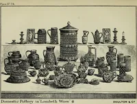 An illustration from Decoration & furniture of town houses; a series of Cantor lectures delivered before the Society of arts, 1880, amplified and enl. (1881)