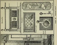 An illustration from Decoration & furniture of town houses; a series of Cantor lectures delivered before the Society of arts, 1880, amplified and enl. (1881)