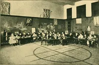 An illustration from Decoration of the school and home (1914)