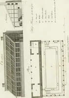 An illustration from Decorations for parks and gardens : designs for gates, garden seats, alcoves, temples, baths, entrance gates, lodges, facades, prospect towers, cattle sheds, ruins, bridges, greenhouses, &c. &c. also a hot house & hot wall : with plans & scales on 55 plates (1810)