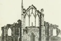 An illustration from Decorations for parks and gardens : designs for gates, garden seats, alcoves, temples, baths, entrance gates, lodges, facades, prospect towers, cattle sheds, ruins, bridges, greenhouses, &c. &c. also a hot house & hot wall : with plans & scales on 55 plates (1810)