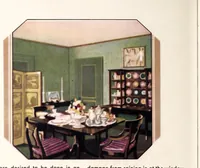An illustration from Decorative suggestions : a handbook of color schemes sent you by paint headquarters. (1925)