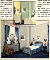 Picture 5 of 14 from Decorative suggestions : a handbook of color schemes sent you by paint headquarters. (1925), leaf 9