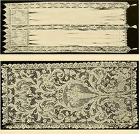 An illustration from Decorative textiles; an illustrated book on coverings for furniture, walls and floors, including damasks, brocades and velvets, tapestries, laces, embroideries, chintzes, cretones, drapery and furniture trimmings, wall papers, carpets and rugs, tooled and illuminated leathers (1918)