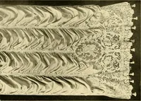 An illustration from Decorative textiles; an illustrated book on coverings for furniture, walls and floors, including damasks, brocades and velvets, tapestries, laces, embroideries, chintzes, cretones, drapery and furniture trimmings, wall papers, carpets and rugs, tooled and illuminated leathers (1918)