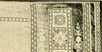 An illustration from Decorative textiles; an illustrated book on coverings for furniture, walls and floors, including damasks, brocades and velvets, tapestries, laces, embroideries, chintzes, cretones, drapery and furniture trimmings, wall papers, carpets and rugs, tooled and illuminated leathers (1918)
