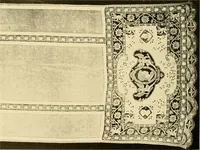 An illustration from Decorative textiles; an illustrated book on coverings for furniture, walls and floors, including damasks, brocades and velvets, tapestries, laces, embroideries, chintzes, cretones, drapery and furniture trimmings, wall papers, carpets and rugs, tooled and illuminated leathers (1918)