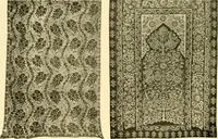 An illustration from Decorative textiles; an illustrated book on coverings for furniture, walls and floors, including damasks, brocades and velvets, tapestries, laces, embroideries, chintzes, cretones, drapery and furniture trimmings, wall papers, carpets and rugs, tooled and illuminated leathers (1918)