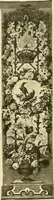 An illustration from Decorative textiles; an illustrated book on coverings for furniture, walls and floors, including damasks, brocades and velvets, tapestries, laces, embroideries, chintzes, cretones, drapery and furniture trimmings, wall papers, carpets and rugs, tooled and illuminated leathers (1918)