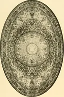 An illustration from Decorative textiles; an illustrated book on coverings for furniture, walls and floors, including damasks, brocades and velvets, tapestries, laces, embroideries, chintzes, cretones, drapery and furniture trimmings, wall papers, carpets and rugs, tooled and illuminated leathers (1918)