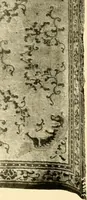An illustration from Decorative textiles; an illustrated book on coverings for furniture, walls and floors, including damasks, brocades and velvets, tapestries, laces, embroideries, chintzes, cretones, drapery and furniture trimmings, wall papers, carpets and rugs, tooled and illuminated leathers (1918)