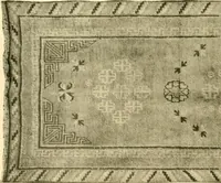 An illustration from Decorative textiles; an illustrated book on coverings for furniture, walls and floors, including damasks, brocades and velvets, tapestries, laces, embroideries, chintzes, cretones, drapery and furniture trimmings, wall papers, carpets and rugs, tooled and illuminated leathers (1918)