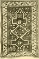 An illustration from Decorative textiles; an illustrated book on coverings for furniture, walls and floors, including damasks, brocades and velvets, tapestries, laces, embroideries, chintzes, cretones, drapery and furniture trimmings, wall papers, carpets and rugs, tooled and illuminated leathers (1918)