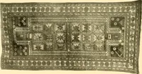 An illustration from Decorative textiles; an illustrated book on coverings for furniture, walls and floors, including damasks, brocades and velvets, tapestries, laces, embroideries, chintzes, cretones, drapery and furniture trimmings, wall papers, carpets and rugs, tooled and illuminated leathers (1918)