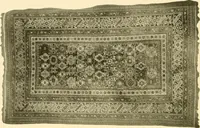 An illustration from Decorative textiles; an illustrated book on coverings for furniture, walls and floors, including damasks, brocades and velvets, tapestries, laces, embroideries, chintzes, cretones, drapery and furniture trimmings, wall papers, carpets and rugs, tooled and illuminated leathers (1918)
