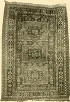 An illustration from Decorative textiles; an illustrated book on coverings for furniture, walls and floors, including damasks, brocades and velvets, tapestries, laces, embroideries, chintzes, cretones, drapery and furniture trimmings, wall papers, carpets and rugs, tooled and illuminated leathers (1918)