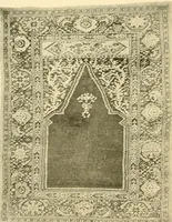 An illustration from Decorative textiles; an illustrated book on coverings for furniture, walls and floors, including damasks, brocades and velvets, tapestries, laces, embroideries, chintzes, cretones, drapery and furniture trimmings, wall papers, carpets and rugs, tooled and illuminated leathers (1918)