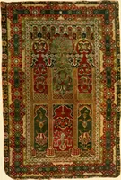 An illustration from Decorative textiles; an illustrated book on coverings for furniture, walls and floors, including damasks, brocades and velvets, tapestries, laces, embroideries, chintzes, cretones, drapery and furniture trimmings, wall papers, carpets and rugs, tooled and illuminated leathers (1918)