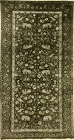 An illustration from Decorative textiles; an illustrated book on coverings for furniture, walls and floors, including damasks, brocades and velvets, tapestries, laces, embroideries, chintzes, cretones, drapery and furniture trimmings, wall papers, carpets and rugs, tooled and illuminated leathers (1918)