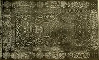 An illustration from Decorative textiles; an illustrated book on coverings for furniture, walls and floors, including damasks, brocades and velvets, tapestries, laces, embroideries, chintzes, cretones, drapery and furniture trimmings, wall papers, carpets and rugs, tooled and illuminated leathers (1918)