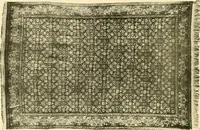 An illustration from Decorative textiles; an illustrated book on coverings for furniture, walls and floors, including damasks, brocades and velvets, tapestries, laces, embroideries, chintzes, cretones, drapery and furniture trimmings, wall papers, carpets and rugs, tooled and illuminated leathers (1918)