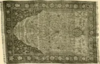An illustration from Decorative textiles; an illustrated book on coverings for furniture, walls and floors, including damasks, brocades and velvets, tapestries, laces, embroideries, chintzes, cretones, drapery and furniture trimmings, wall papers, carpets and rugs, tooled and illuminated leathers (1918)