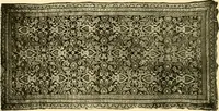 An illustration from Decorative textiles; an illustrated book on coverings for furniture, walls and floors, including damasks, brocades and velvets, tapestries, laces, embroideries, chintzes, cretones, drapery and furniture trimmings, wall papers, carpets and rugs, tooled and illuminated leathers (1918)
