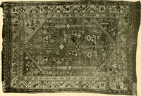 An illustration from Decorative textiles; an illustrated book on coverings for furniture, walls and floors, including damasks, brocades and velvets, tapestries, laces, embroideries, chintzes, cretones, drapery and furniture trimmings, wall papers, carpets and rugs, tooled and illuminated leathers (1918)