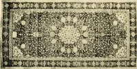 An illustration from Decorative textiles; an illustrated book on coverings for furniture, walls and floors, including damasks, brocades and velvets, tapestries, laces, embroideries, chintzes, cretones, drapery and furniture trimmings, wall papers, carpets and rugs, tooled and illuminated leathers (1918)