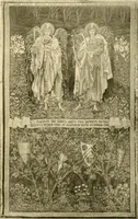 An illustration from Decorative textiles; an illustrated book on coverings for furniture, walls and floors, including damasks, brocades and velvets, tapestries, laces, embroideries, chintzes, cretones, drapery and furniture trimmings, wall papers, carpets and rugs, tooled and illuminated leathers (1918)