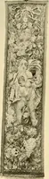 An illustration from Decorative textiles; an illustrated book on coverings for furniture, walls and floors, including damasks, brocades and velvets, tapestries, laces, embroideries, chintzes, cretones, drapery and furniture trimmings, wall papers, carpets and rugs, tooled and illuminated leathers (1918)