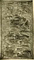 An illustration from Decorative textiles; an illustrated book on coverings for furniture, walls and floors, including damasks, brocades and velvets, tapestries, laces, embroideries, chintzes, cretones, drapery and furniture trimmings, wall papers, carpets and rugs, tooled and illuminated leathers (1918)