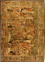 An illustration from Decorative textiles; an illustrated book on coverings for furniture, walls and floors, including damasks, brocades and velvets, tapestries, laces, embroideries, chintzes, cretones, drapery and furniture trimmings, wall papers, carpets and rugs, tooled and illuminated leathers (1918)